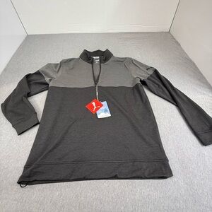 Puma Charcoal and Light Gray Pullover